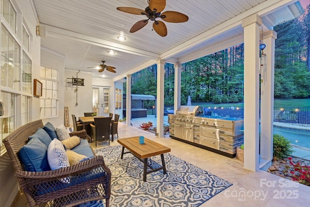 133 Crooked Branch Way, Troutman, NC 28166 - sunroom featuring a jacuzzi