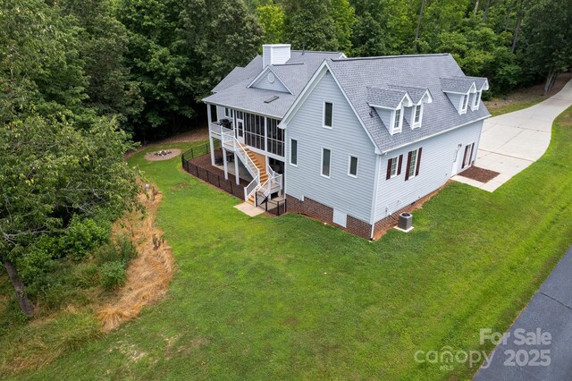 591 Emerald Isle Ct, Lexington, NC 27292 - drone / aerial view