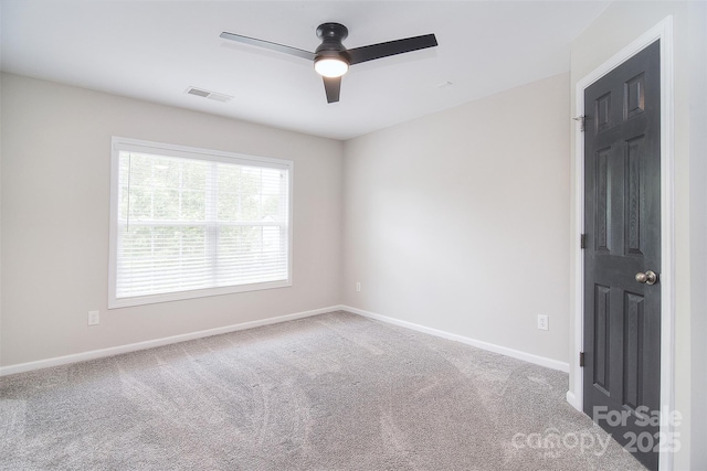 1811 Robbins Meadows Dr, Waxhaw, NC 28173 - empty room with carpet and ceiling fan