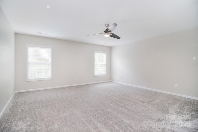 1811 Robbins Meadows Dr, Waxhaw, NC 28173 - unfurnished room with carpet flooring and a ceiling fan