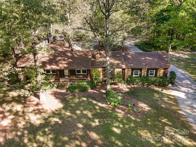 2415 Hargette Rd, Monroe, NC 28112 - view of front facade featuring stone siding