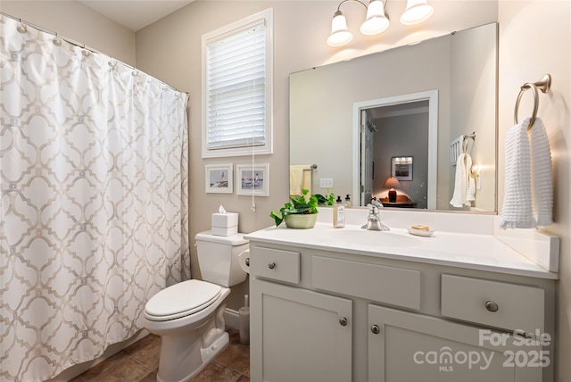 116 Dalya Rd, Swannanoa, NC 28778 - bathroom featuring vanity, a shower with curtain, and tile patterned flooring