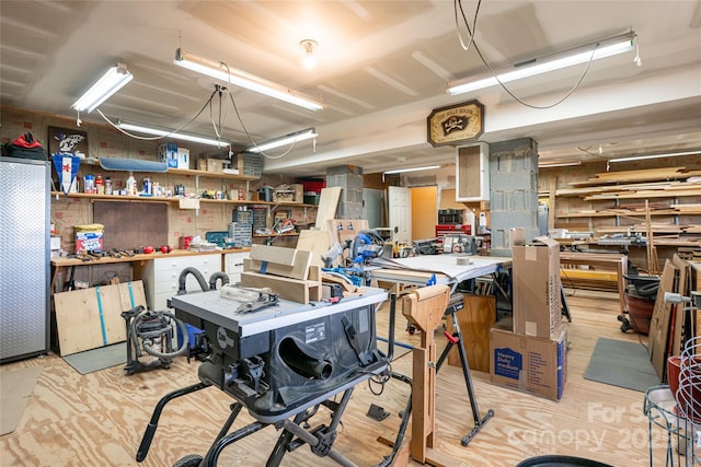 116 Dalya Rd, Swannanoa, NC 28778 - below grade area with a workshop area
