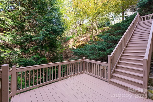 116 Dalya Rd, Swannanoa, NC 28778 - deck with stairs