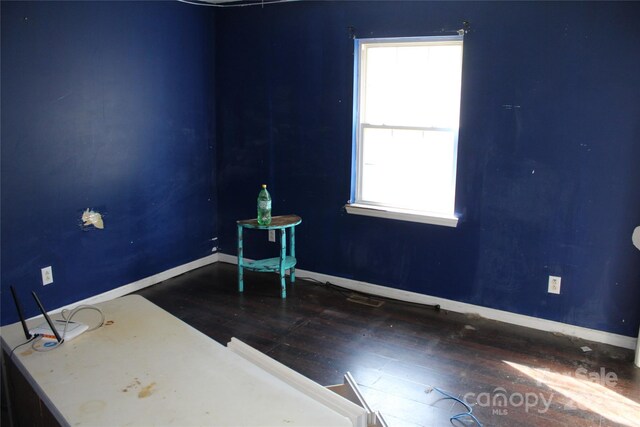 5164 Ralph Winchester Rd, Lenoir, NC 28645 - empty room featuring visible vents, baseboards, and wood finished floors