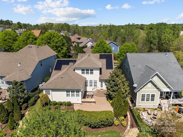birds eye view of property featuring a residential view