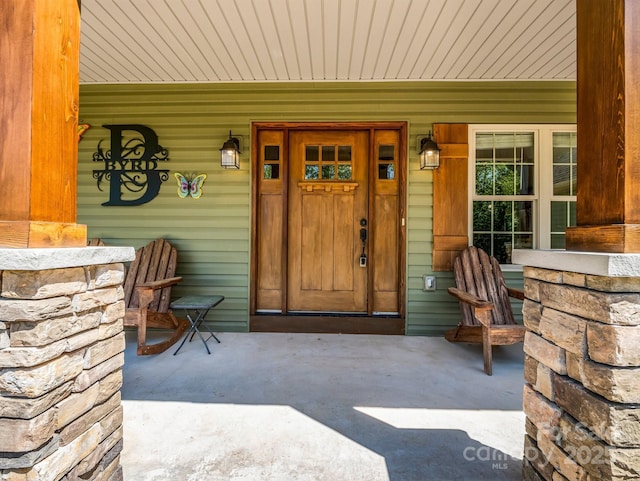 575 Hill Rd, Lincolnton, NC 28092 - entrance to property with a porch