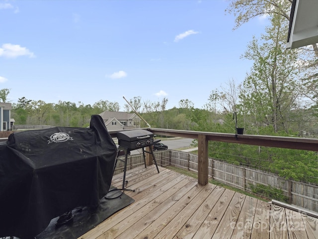 807 Oak Manor Dr SE, Concord, NC 28025 - wooden deck with area for grilling