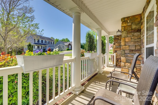 3040 Sunshower Hts, York, SC 29745 - balcony featuring a porch and a residential view