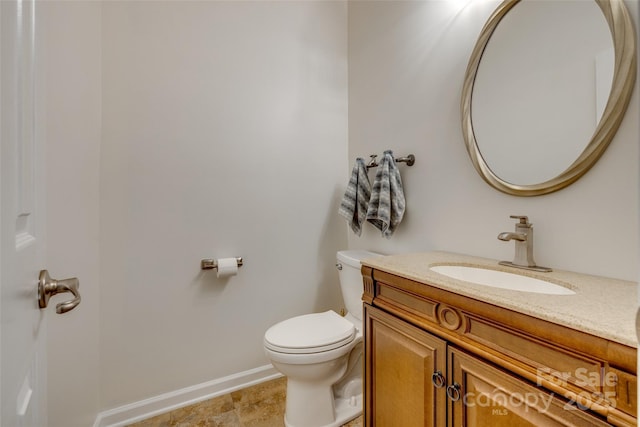 3040 Sunshower Hts, York, SC 29745 - bathroom featuring toilet, vanity, and baseboards