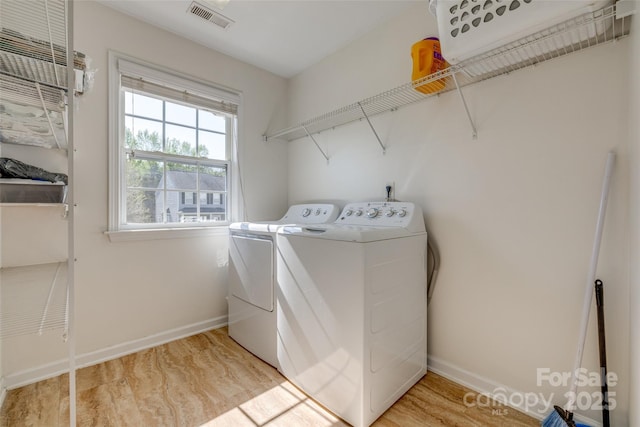 3040 Sunshower Hts, York, SC 29745 - laundry area featuring independent washer and dryer, visible vents, baseboards, and laundry area
