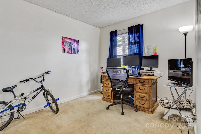 800 Meadowview Dr Unit # 2, Boone, NC 28607 - carpeted office space with baseboards and a textured ceiling