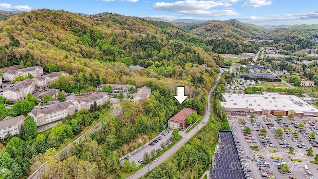 800 Meadowview Dr Unit # 2, Boone, NC 28607 - drone / aerial view of a forest and a mountainous background