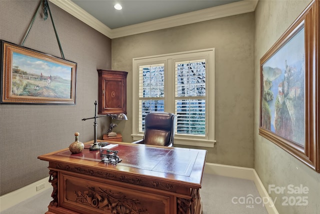 205 W Indrio Rd, Blowing Rock, NC 28605 - home office featuring ornamental molding