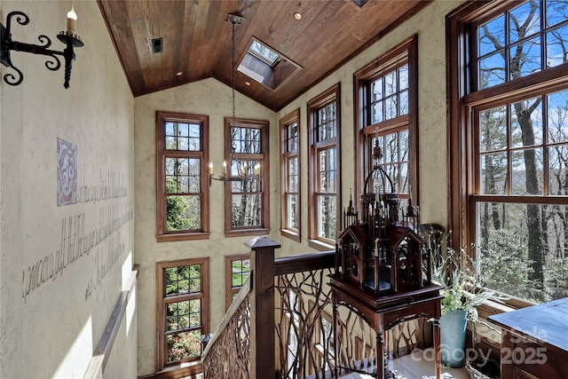 205 W Indrio Rd, Blowing Rock, NC 28605 - sunroom / solarium with lofted ceiling