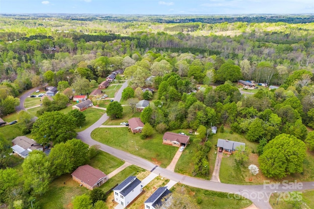 2043 Greenoak Dr, Shelby, NC 28152 - drone / aerial view featuring a forest view