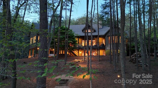 92 Gobblers Neck Dr, Nebo, NC 28761 - view of rear view of property
