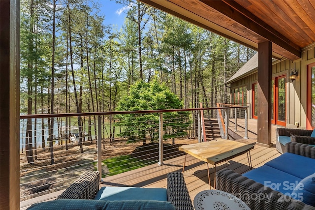 92 Gobblers Neck Dr, Nebo, NC 28761 - view of wooden deck