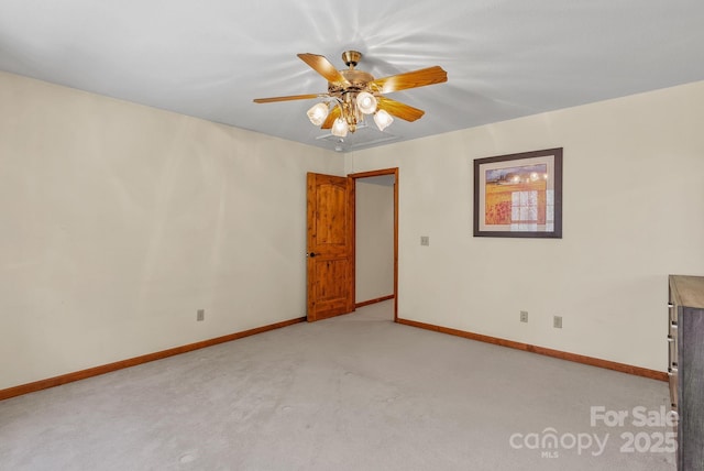 498 Pinnacle Pkwy, Union Mills, NC 28167 - carpeted empty room with baseboards and a ceiling fan