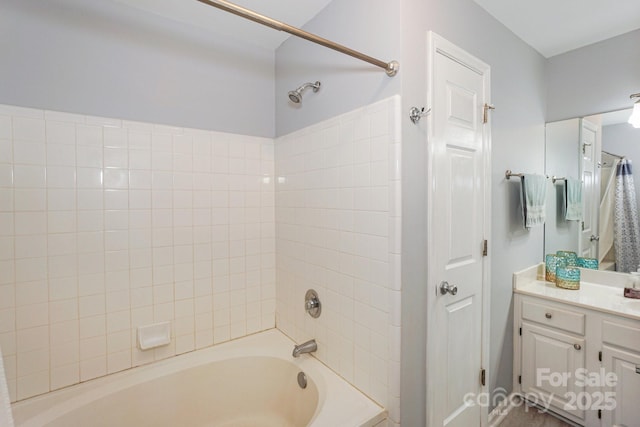 765 SW Dr, Davidson, NC 28036 - full bathroom featuring vanity and bathtub / shower combination