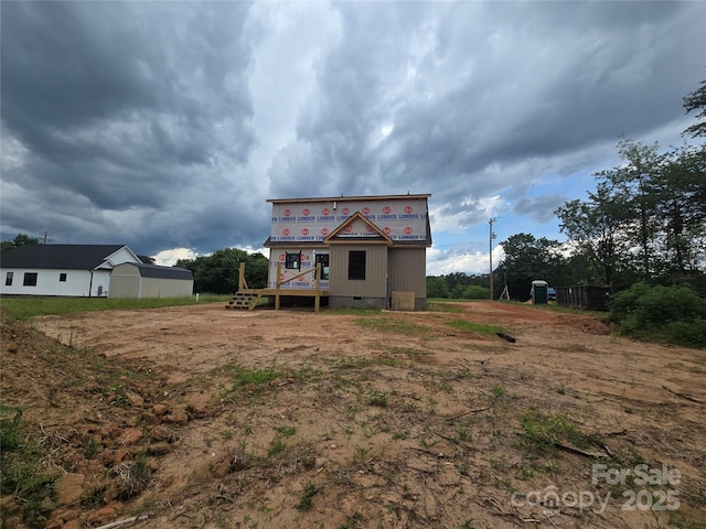 8940 Wilson Rd, Hildebran, NC 28637 - back of house featuring crawl space
