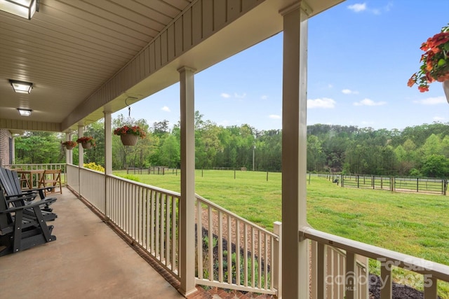 1091 Bill Collins Rd, Columbus, NC 28722 - view of patio with covered porch
