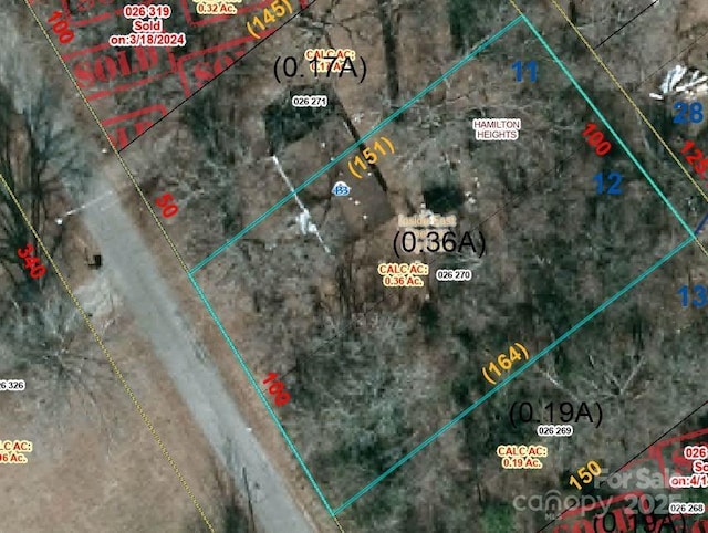 433 E Geroid St, Salisbury, NC 28144 - aerial overview of property's location