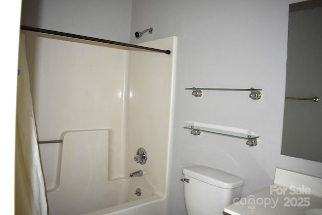 331 Eastwood Dr, Salisbury, NC 28146 - bathroom with toilet and shower / washtub combination
