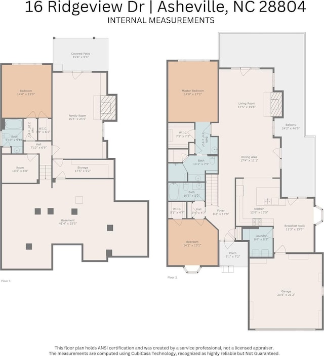16 Ridgeview Dr, Asheville, NC 28804 - property floor plan