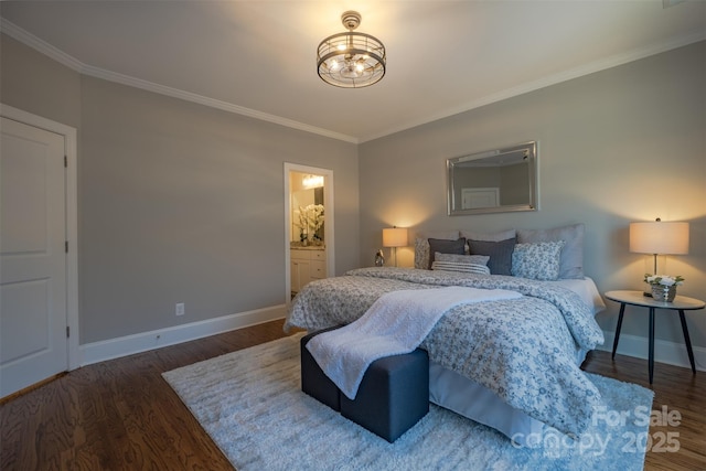 439 Beacon St NW, Concord, NC 28027 - bedroom featuring wood finished floors, baseboards, and ornamental molding