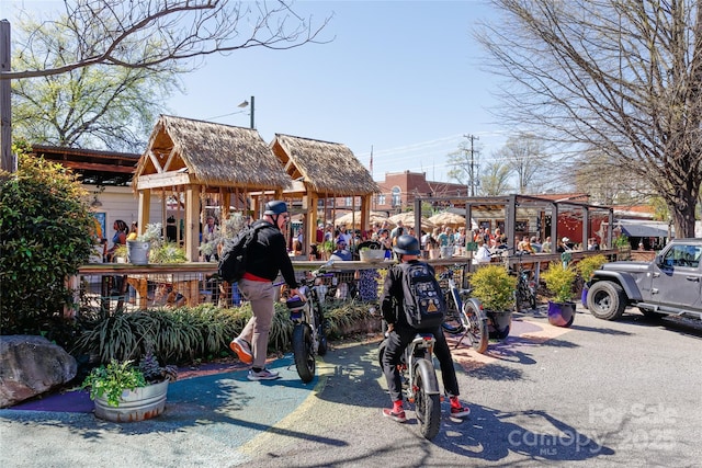 surrounding community with a gazebo