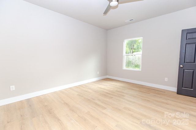 2350 14th Street Ct NE, Hickory, NC 28601 - unfurnished room featuring light wood finished floors and a ceiling fan