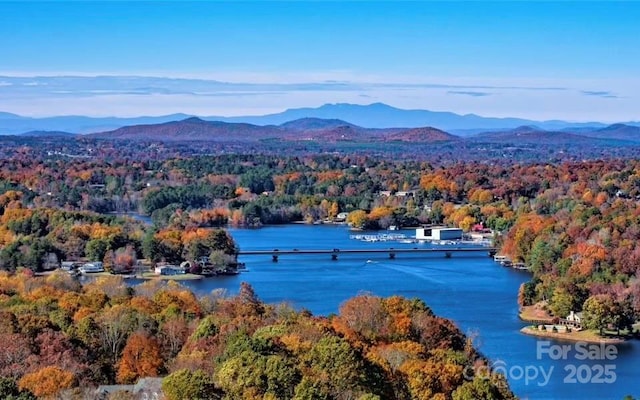 2350 14th Street Ct NE, Hickory, NC 28601 - water view featuring a mountainous background