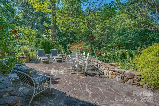 447 N Washington St, Rutherfordton, NC 28139 - view of patio featuring outdoor dining space
