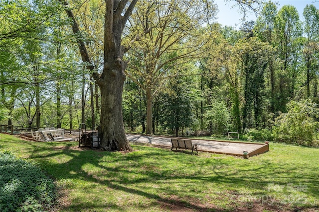 447 N Washington St, Rutherfordton, NC 28139 - view of home's community featuring a view of trees and a yard