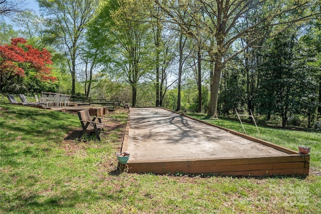 447 N Washington St, Rutherfordton, NC 28139 - view of home's community featuring a yard