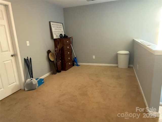1110 Valley St, Statesville, NC 28677 - unfurnished bedroom with visible vents, baseboards, and light carpet