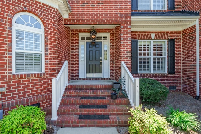 4333 Sawmill Trace Dr, Charlotte, NC 28213 - property entrance featuring brick siding and crawl space