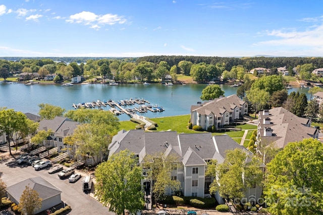 18700 Nautical Dr Unit 203, Cornelius, NC 28031 - aerial perspective of suburban area with a large body of water