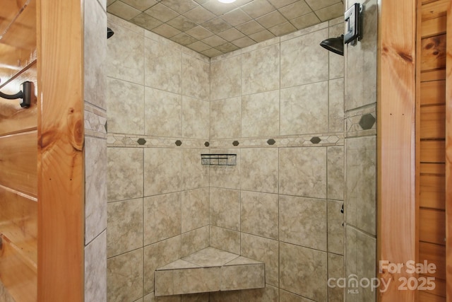 475 S Toe River Rd, Burnsville, NC 28714 - full bathroom featuring a tile shower