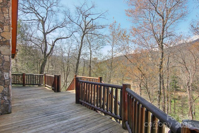 475 S Toe River Rd, Burnsville, NC 28714 - view of deck