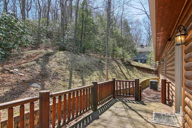 475 S Toe River Rd, Burnsville, NC 28714 - deck with cooling unit
