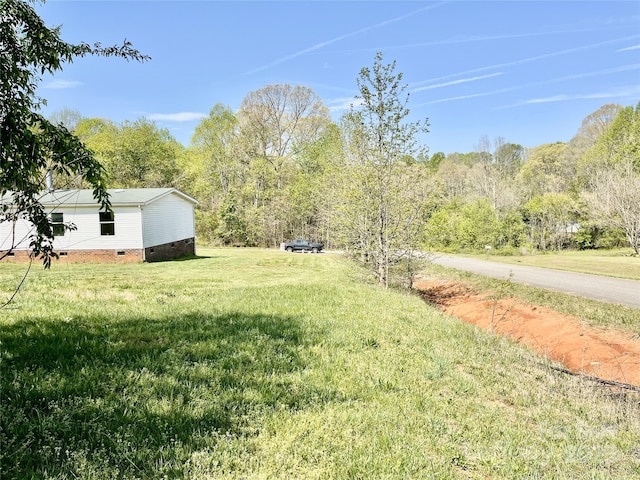 105 Branson Dr, Olin, NC 28660 - view of yard featuring a view of trees