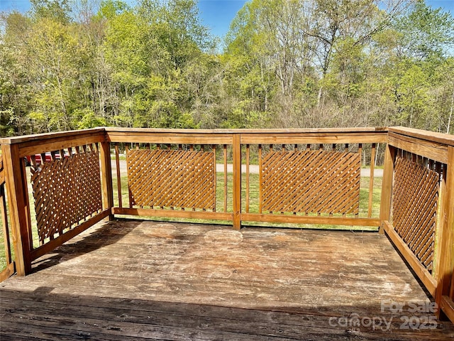 105 Branson Dr, Olin, NC 28660 - view of wooden deck