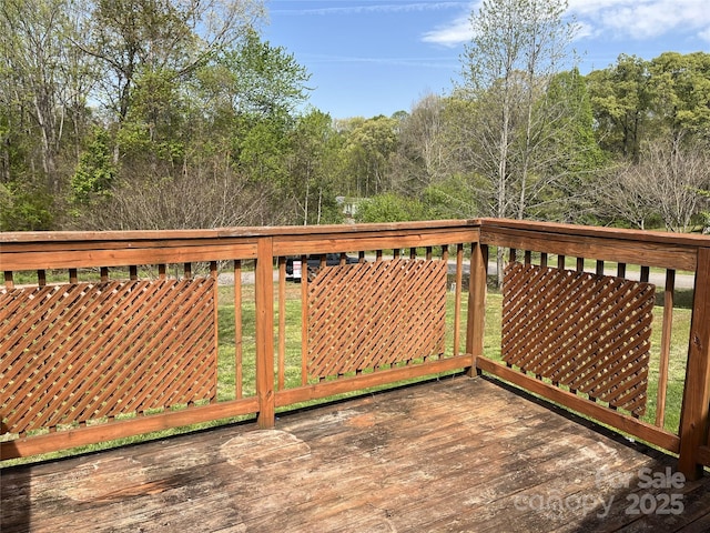 105 Branson Dr, Olin, NC 28660 - view of deck