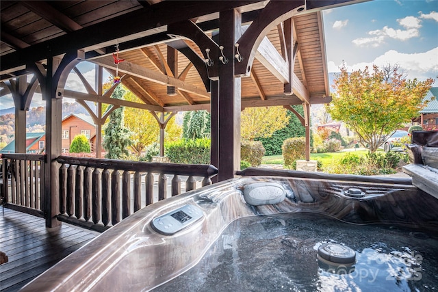 36 Destiny Trl, Maggie Valley, NC 28751 - wooden deck featuring a gazebo