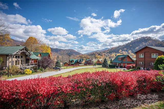 36 Destiny Trl, Maggie Valley, NC 28751 - view of mountain background with nearby suburban area
