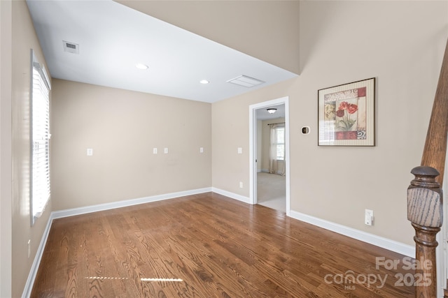 3005 Dream Catcher Cir, Fort Mill, SC 29715 - empty room featuring baseboards, recessed lighting, and wood finished floors