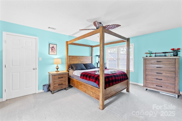 4896 Pageland Hwy, Lancaster, SC 29720 - carpeted bedroom with baseboards and a ceiling fan