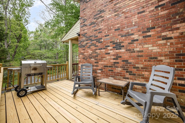 147 Spring Shore Rd, Statesville, NC 28677 - deck featuring grilling area